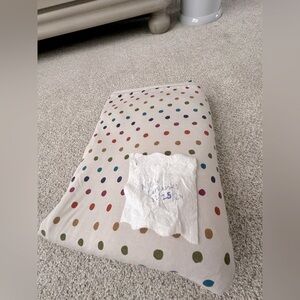 Kyte Baby Oat Polka Dot Toddler Blanket